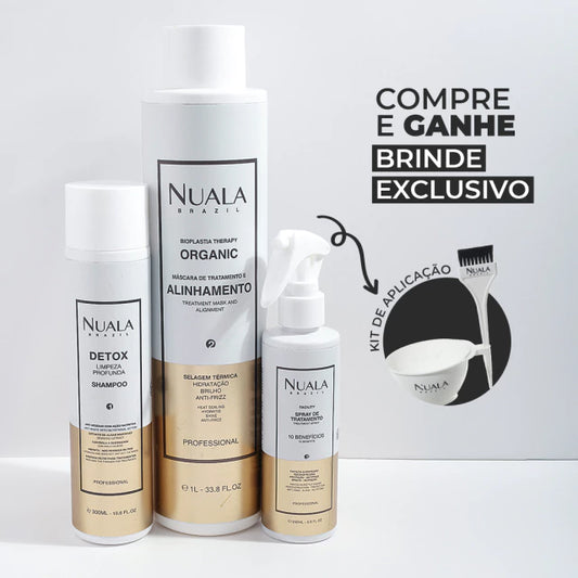 Kit Progressiva Orgânica SEM FORMOL 1L + BRINDE