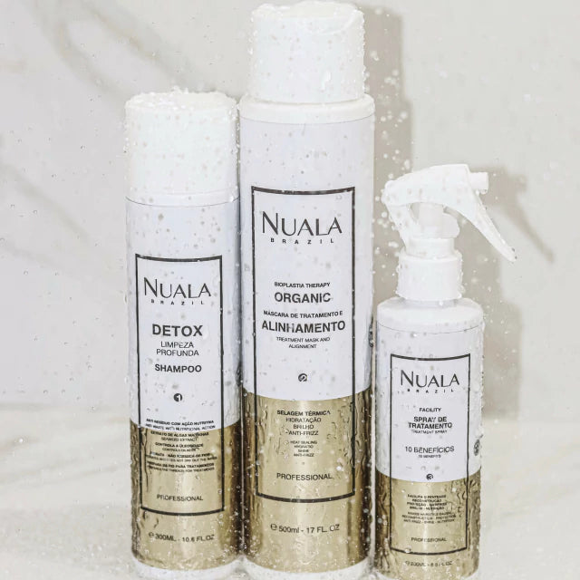 Kit Progressiva Orgânica SEM FORMOL 1L (2 Shampoos) + BRINDE