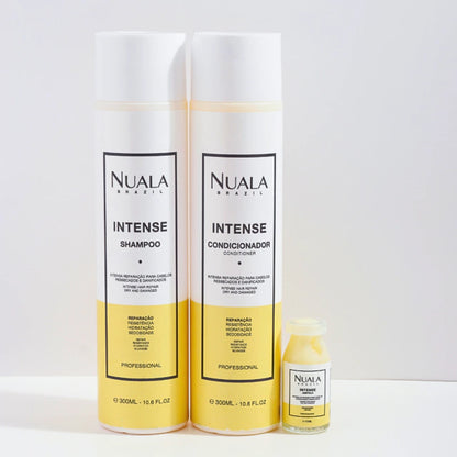Kit de Reconstrução Intense (Shampoo + Condicionador + Ampola)