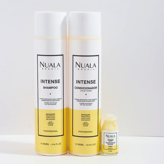 Kit de Reconstrução Intense (Shampoo + Condicionador + Ampola)