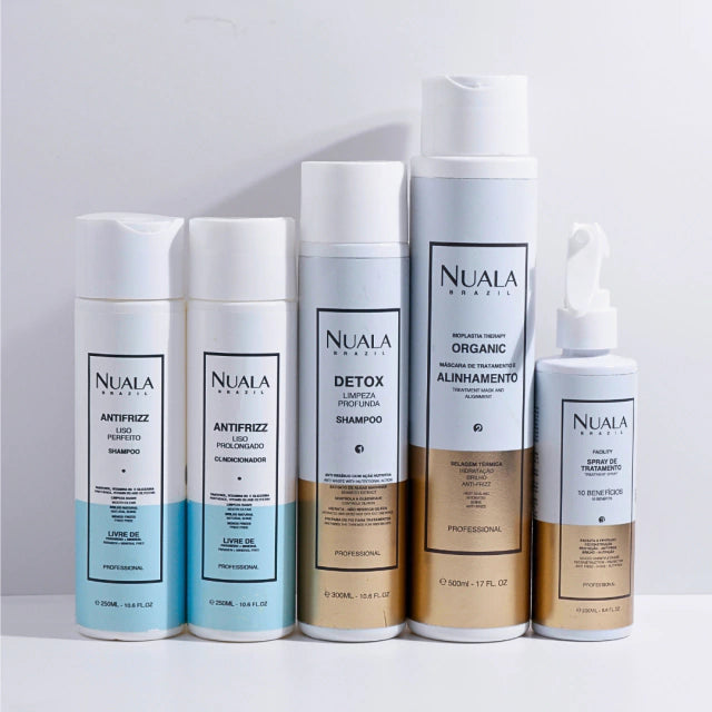 Kit Básico Antifrizz + Kit Progressiva Orgânica SEM FORMOL 500ml