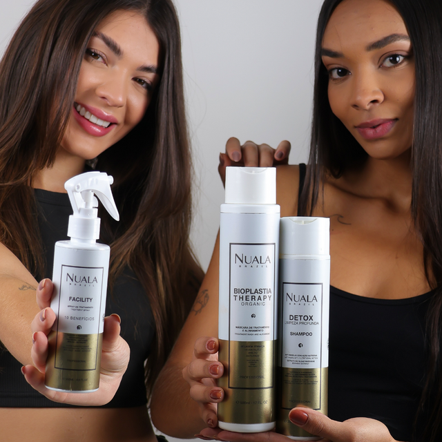 Kit Progressiva Orgânica SEM FORMOL 1L (2 Shampoos) + BRINDE