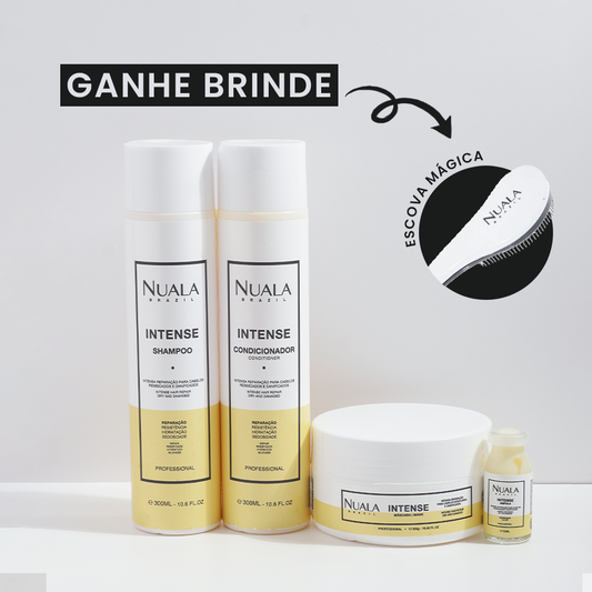Kit de Reconstrução Profunda Intense + Escova Mágica (BRINDE)